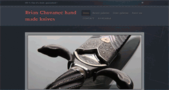 Desktop Screenshot of brianchovanecknives.com