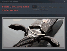 Tablet Screenshot of brianchovanecknives.com